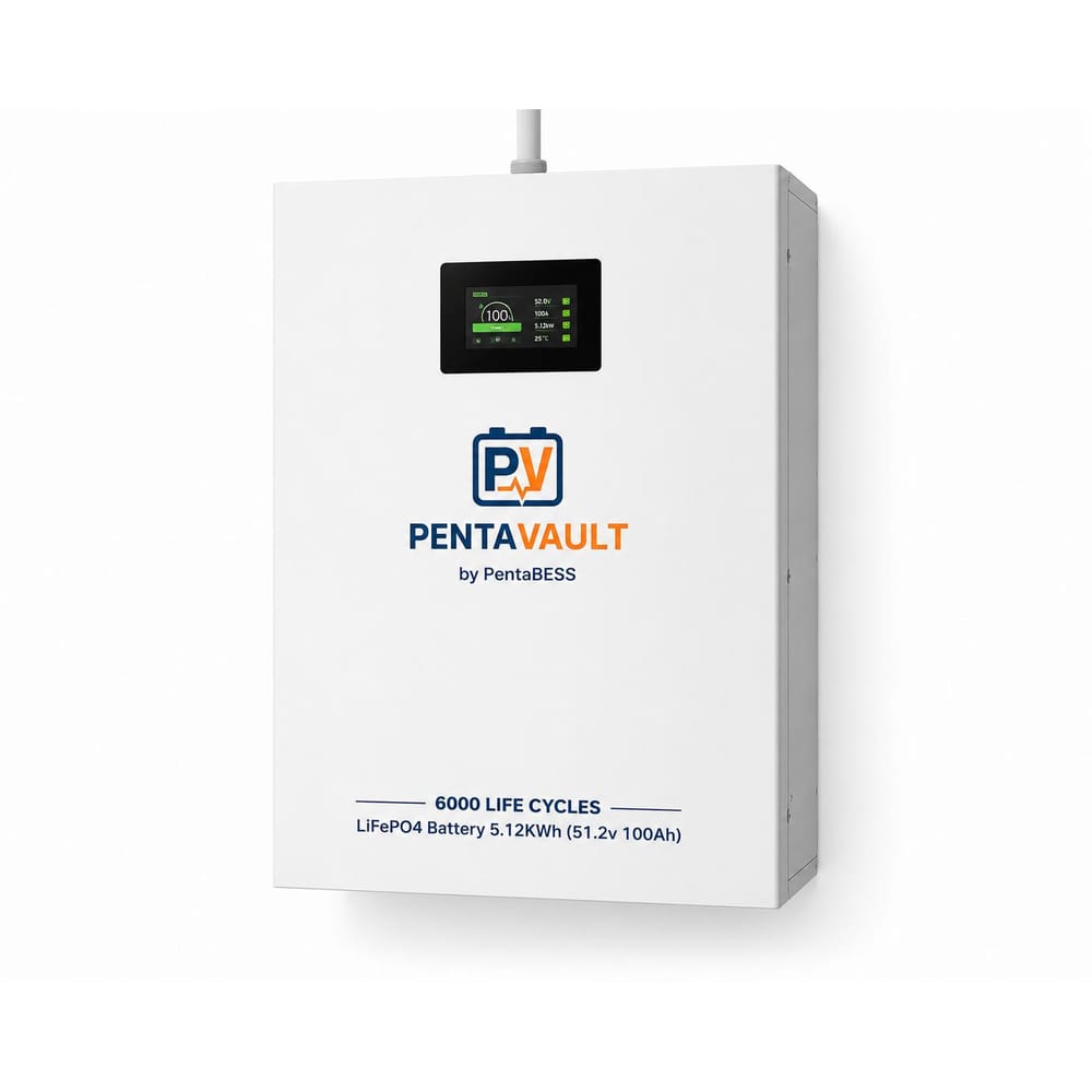 PentaVault Anchor, 5.12 kWh wall mounted, residential